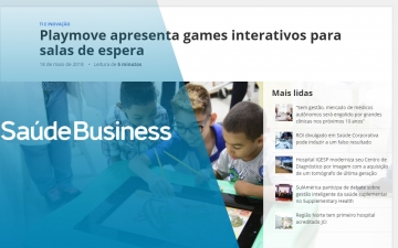 Playmove apresenta games interativos para salas de espera