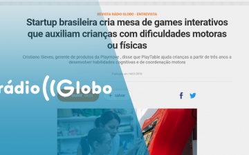 Startup brasileira cria mesa de games interativos que auxiliam crianças com dificuldades motoras ou físicas