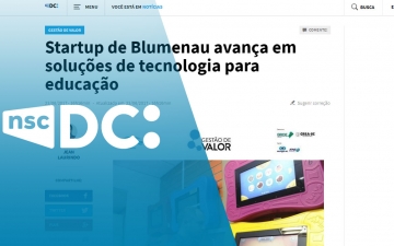 Startup de Blumenau avança em soluções de tecnologia para educação